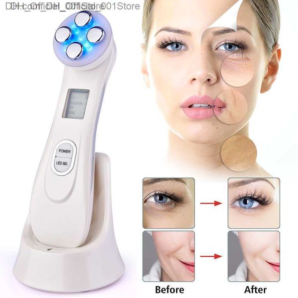 EMS RF Facial Radio Frequency Elevator Facial Hydrotherapie Massager 5-in-1-Schönheitsausrüstung LED Photon Hautregeneration Medium Z230817