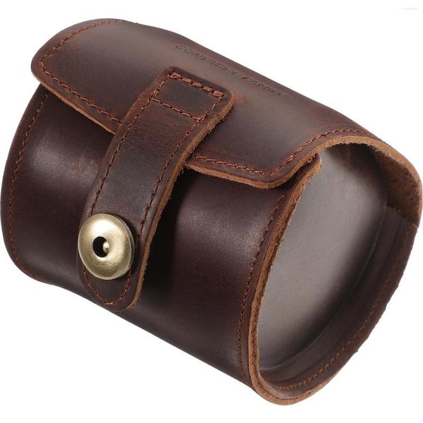 Uhrenboxen Herren Box Travel Roll Display Schmuck Organizer Single Männer Lagerhalter Frauen Geschenkringe Armbanduhr Slot -Uhren