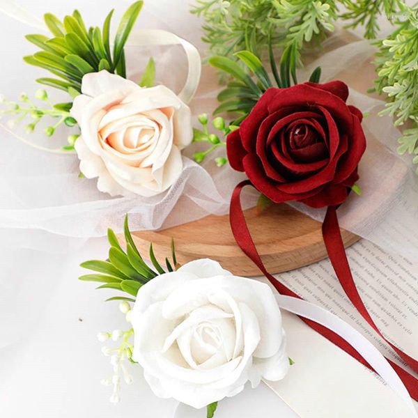 Spille rosa cornamio da gusto per i matrimoni da spicco di sposa decorazione della festa della festa