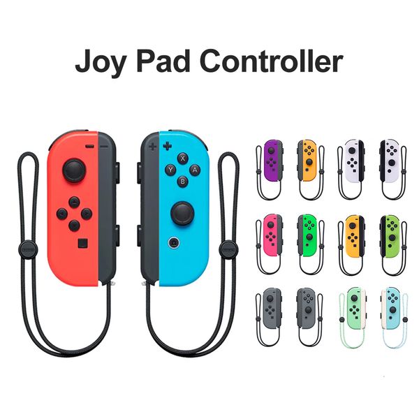 Controladores de jogo Joysticks Joypad Wireless Controller para Nintendo Switch Game Console Acessórios Joystick Gamepad Handle Grip LR Controle Dual Vibração 230817