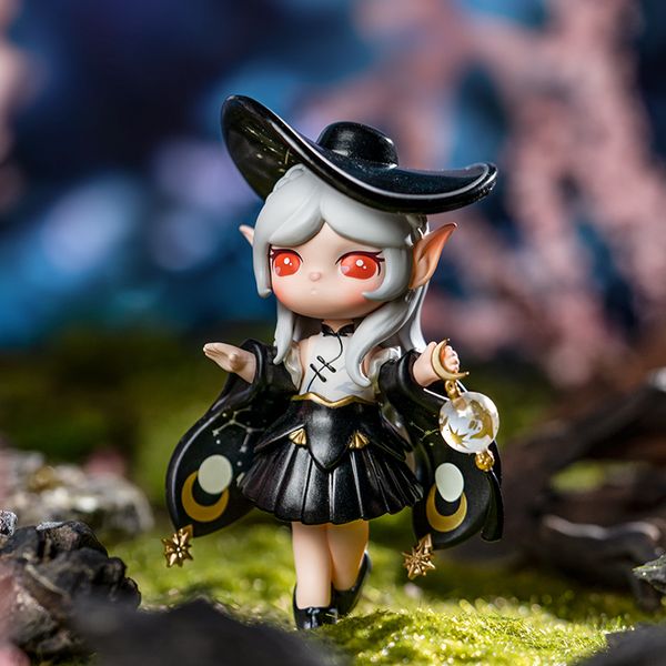 Blind Box Suri Peach Blossom Neun Elfen Series Box Toys süße Action Anime Figur Kawaii Mystery Model Designer Doll Geschenk 230816