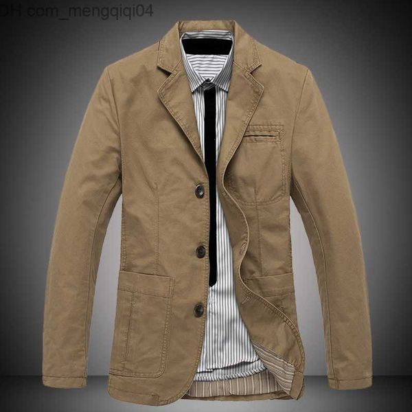 Мужская куртка мужская куртка новая стендная куртка Plus Plus Men's Casual Fashion Clothing 2023 Хлопковая весенняя лето осень -молодежная тенденция Z230817