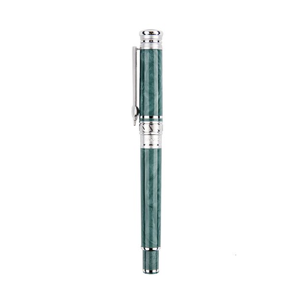Penne gel di fascia alta Beifa Lampo G20 Penna a rullo verde metallica con 2 pezzi RIMBIFICA UFFICIO DI BUSINESS LUSSO 0 7 mm Set di regalo di insegne a inchiostro nero 230816