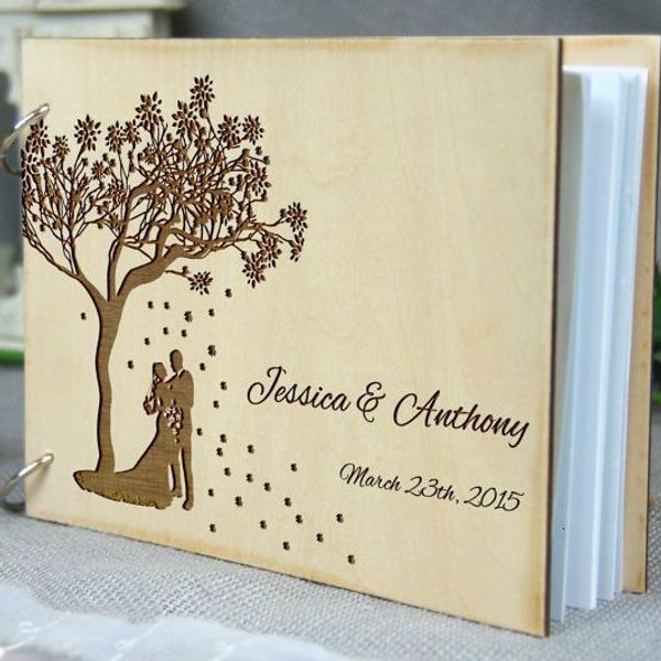 Andere Event -Party liefert personalisierte Hochzeitstag Bridal Duschgastbuch Geschenk für ein paar Gedächtnisberatung Beratung P O Prop 230816