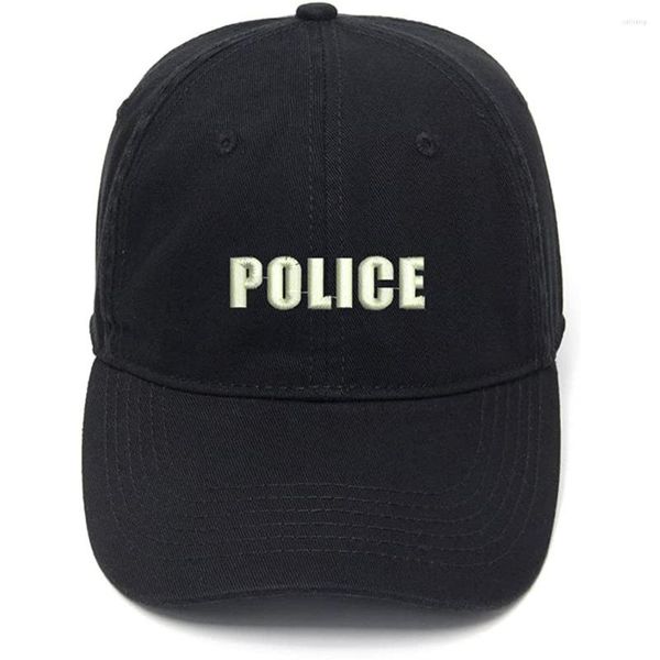 Ballkappen Lyprerazy Herren Baseball Cap Officer Stickerei Hut Baumwolle gestickt lässig