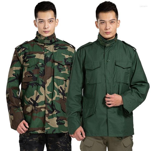 Jagdjacken M65 Großgröße Armee Kleidung Windbreaker Military Field Männer wasserdichte Mantel im Freien Wanderverschleiß taktischer Tops