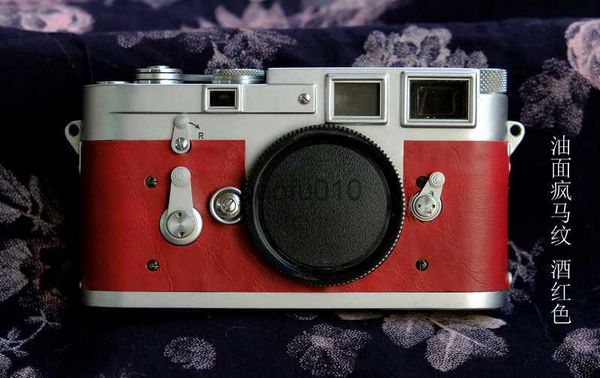 Kamera-Bag-Zubehör 3M Premium-Aufkleber Haut für Leica M3 Kamera Hauttaste Protektor Anti-Kratzer-Schicht-Wickelabdeckung Hülle DIY NEU Color Echtes Leder HKD230817