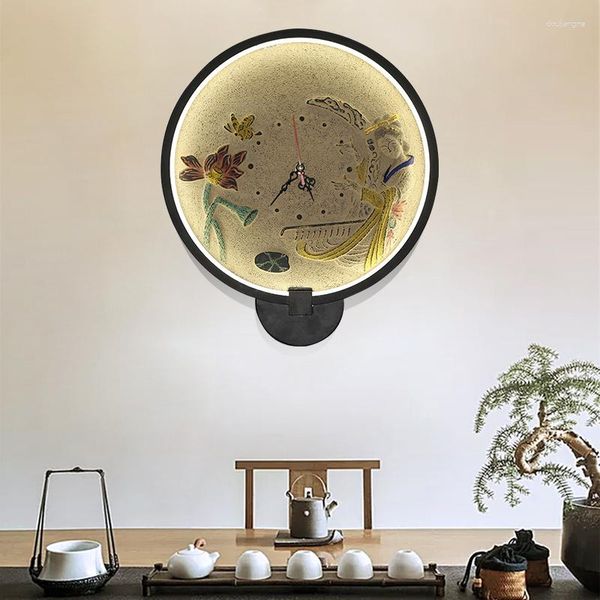 Wandlampe chinesischer Stil Zen Tea Room Kunst kreativ