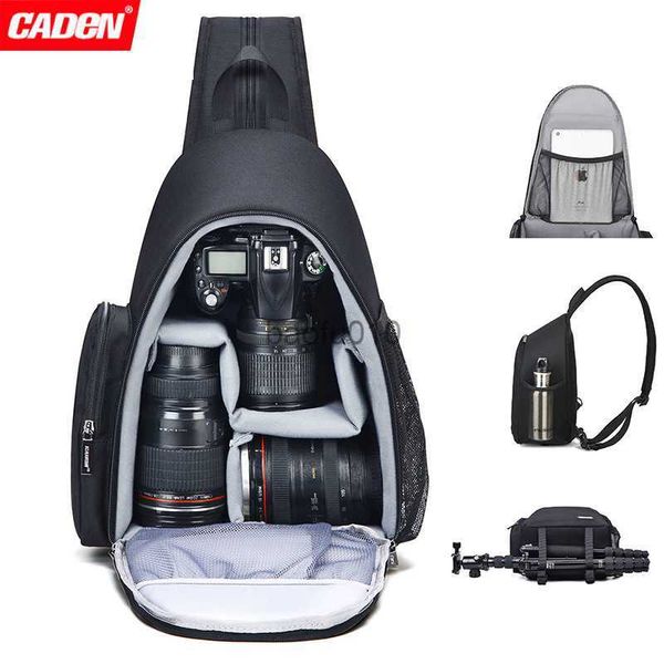 Accessori per sacchetti per fotocamera DSLR Professional Borsa per fotocamera Backpack impermeabile per videocamera digitale per videocamera per videocamera per canon Nikon HKD230817