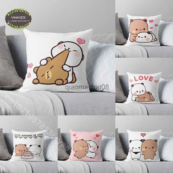 Travesseiro de travesseiro panda urso abraço bubu duda case bedroom amantes s decoração