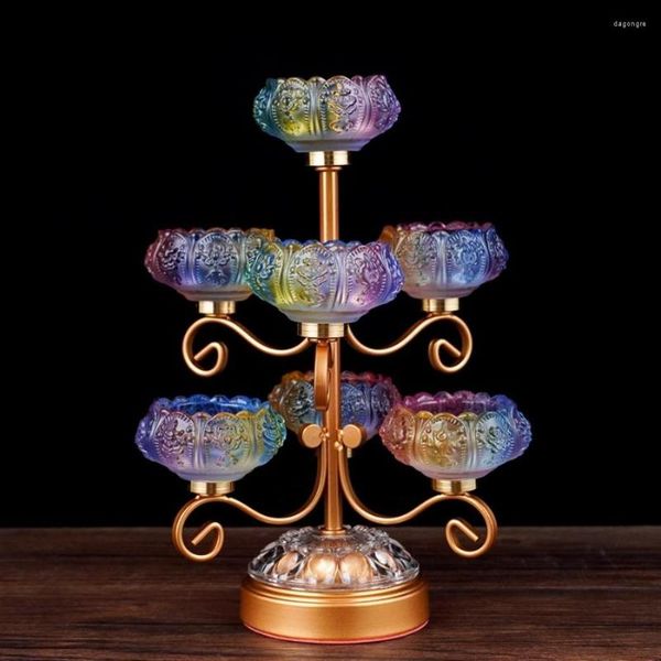 Titulares de vela Nórdicos Decorações de peças de luxo de luxo Decorações Romântico Candlestick Dinner Tall Centro de Mesa Decoração