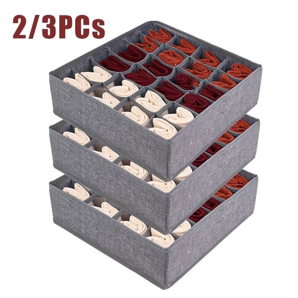 Aufbewahrungsboxen Bins 1 Set Socken Unterwäsche Organisatoren Box Garderobe Organizer Divider für die BH -Schrankschublade 230817