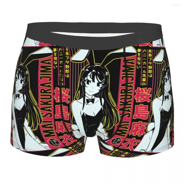 Underpants sexy Boxer Shorts Höschen Männer Mai Sakurajima Seishun Buta Yarou Mädchen Senpai Minai Unterwäsche für Homme