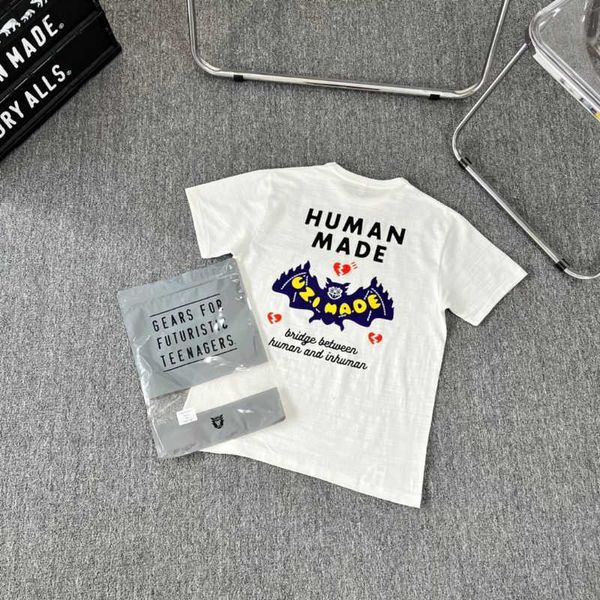 Мужские футболки хорошего качества человеческая летучая мышь с бриллиантовой футболкой мужчины 1 1 Белая женская футболка хип-хоп винтажные футболки 2023