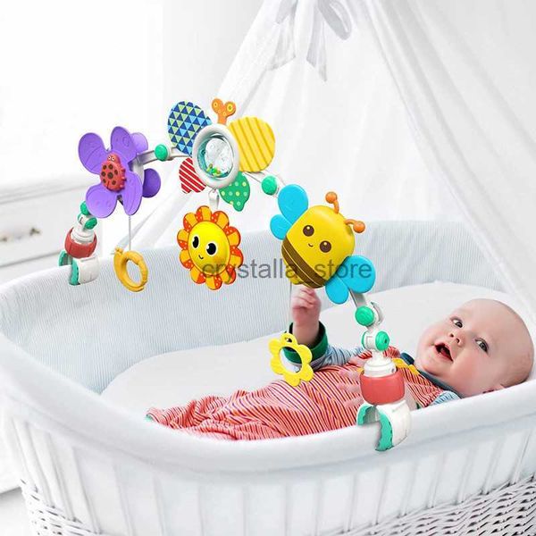Giocattoli sospesi per bambini Puglia Crib Crib Passeggiatore giocattoli per seggiolini per la campana Baby Sensory Development Toys per neonati 0 12 mesi HKD230817