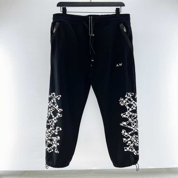 Erkek Lüks Tasarımcılar Pantolon Erkekler Pantsl Yüksek Kalite 30 Türler Stil Bireysellik Kemik Baskı Eşyaları Erkekler Jogger Hip Hop Street Casual Pantswtpw