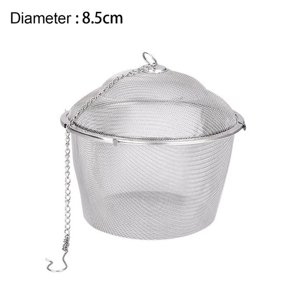 Mode 1pc Edelstahl Tee Infuser Sphäre Verriegelung Gewürz Tee Ballsiebs Mesh Infuser Filtersieger Küche Werkzeuge wiederverwendbar