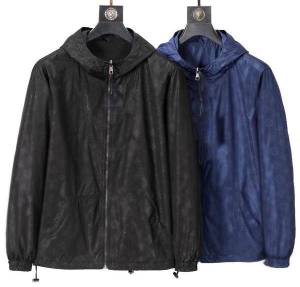 Jackets masculinos do Windbreaker Highs de qualidade Designer de Brandlv Casual Modet Men usa os dois lados Jackets Tops