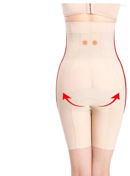 Shapers feminino Shapewear com fibra de prata - Coloque o suporte do Bulift Bulift Bastro Controle e Molduras da coxa