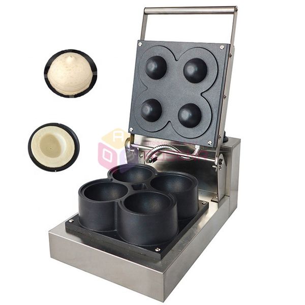 Büyük Göğüs Şekli Waffle Baker Göğüs Waffle Maker Electric Women Boob Waffle Göğüs Waffles Yapım Makinesi