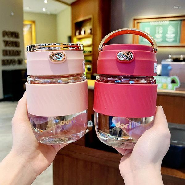 Bicchieri da vino Girls 'Girls' Glass High Beauty Acqua di bellezza Doppia bevanda Accompagnamento Bottiglia Piccola Cadenza per ufficio portatile