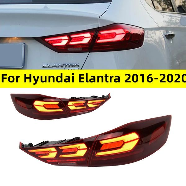 Auto per Hyundai Elantra 20 16-20 20 fanali posteriori lampada posteriore LED DRL Freno di corsa Freno di parcheggio Luce di parcheggio