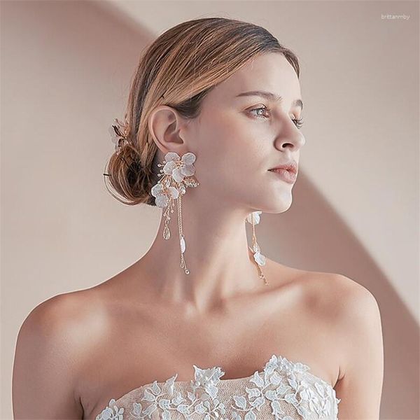 Clip per capelli Accessori per le donne Wedding Pearl Bridal Bridal Combrellone Luxury Elegant Bride Jewelry Set Orecurs