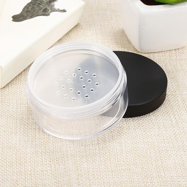 Garrafas de armazenamento 50g plástico vazio pó solto pavor amostra de amostra corporal manteiga recarregável recipiente de maquiagem cosmética