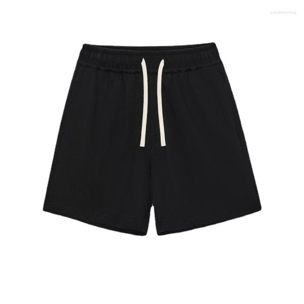 Shorts maschile RS uomini | 2023 Summer 340G Terry Testa Testa in vita Solido Europa e UNI UNITI CASA CASUALI CASA