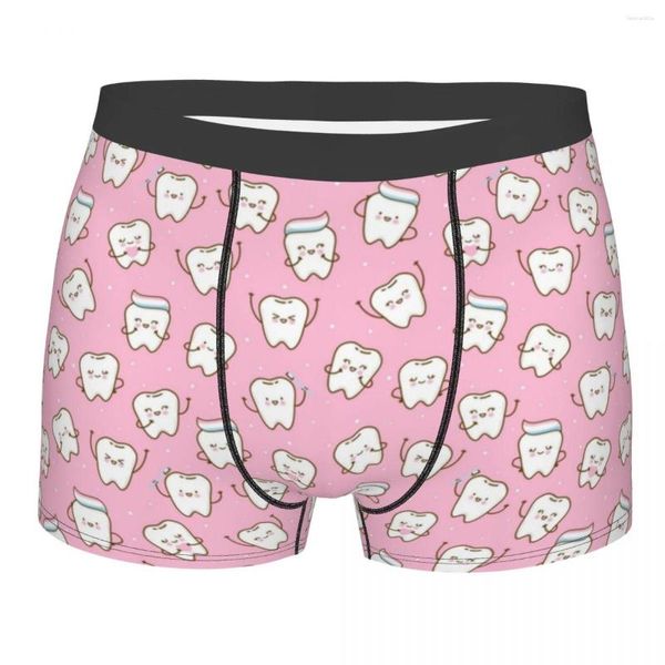 Underpants Funny Boxer Shorts Mutandine Sliptti Man Dentista Denti Modello carino Maschio morbido per maschio