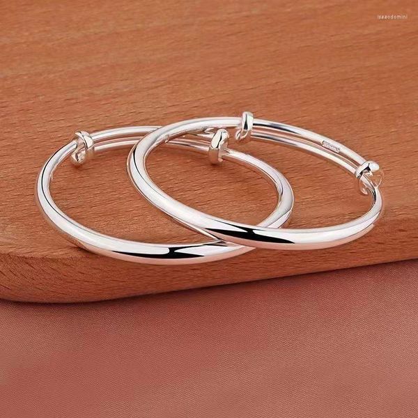 Pulseira de pulseiras jovens simples para mulheres redondo barriga push-pule