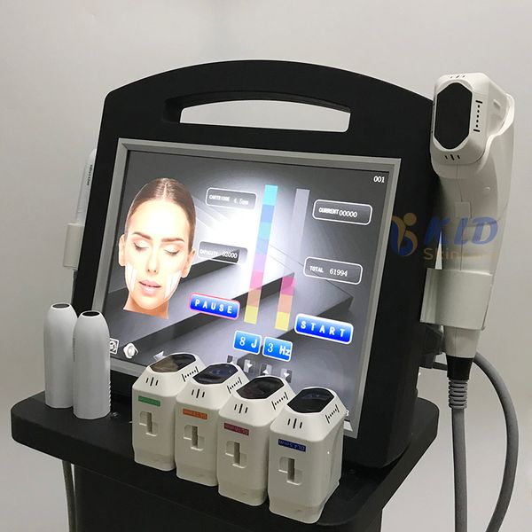 Sollevamento del viso Stringere immediatamente V Face Beauty Machine/Portable 4D Ecografia 4D Hifu 12 linee Hifu