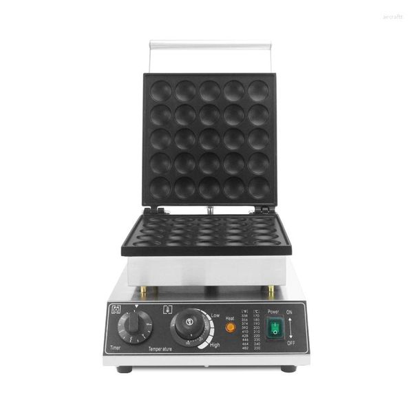 Bread Makers Commerciale 25 buche mini pancake olandese Pancake Maker Poffertje Grill Machine Dorayaki Griller