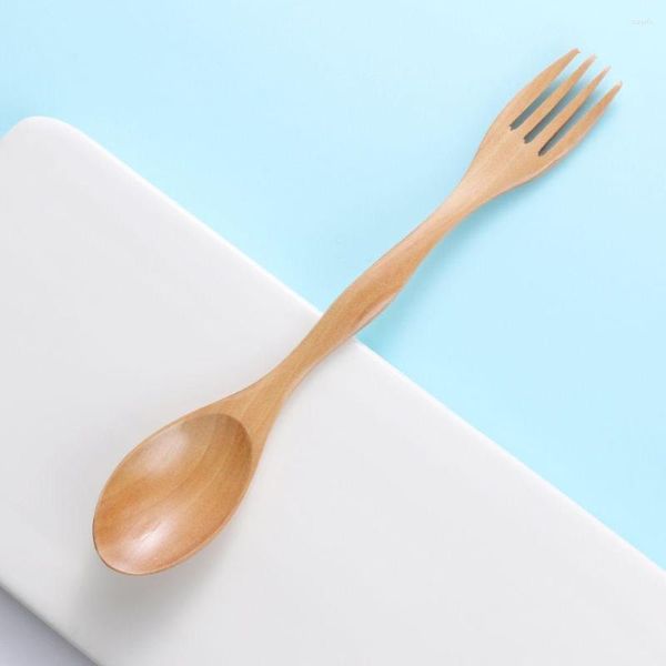 Forks Mode Obst Kaffeesalat Tee Holz Besteck Holzlöffel Tischgeschirr Fork