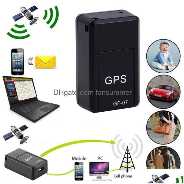 Anti-Lost Alarm Mini GF-07 GPS İzleyicileri SOS GPRS İzleme Cihazı ile Manyetik Araç Otomobil Person Pet Pet Pet Cocation Tracke DHTHT