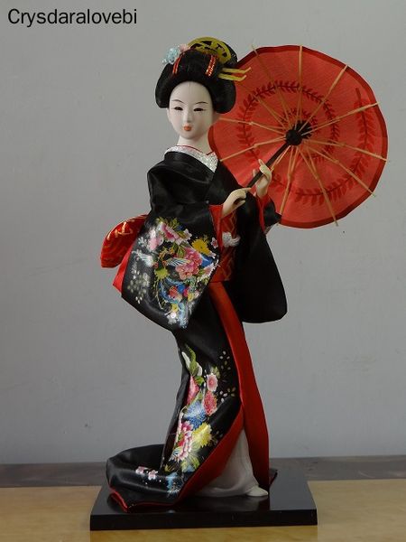 Dekorative Objekte Figuren 30 cm Statuette Ethnische japanische Geisha -Puppen Kimono Dolls Belle Girl Lady Sammlung Home Dekoration Miniaturfiguren 230816