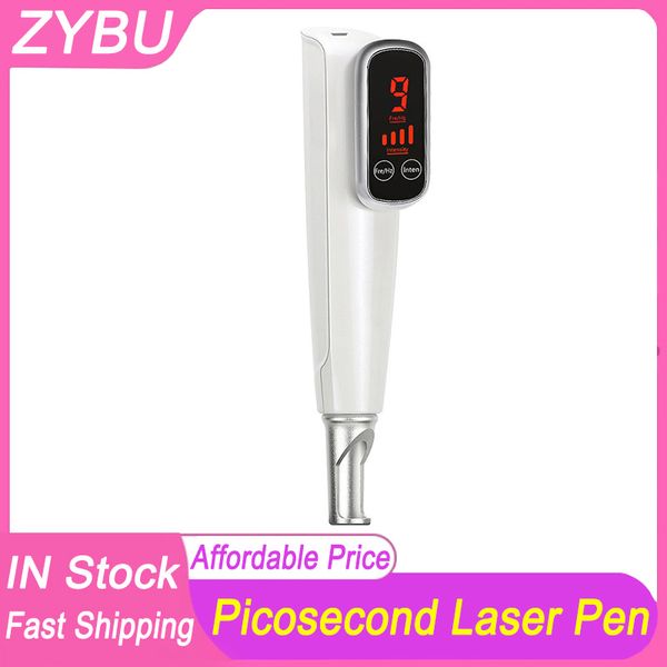 Touchscreen Professioneller tragbarer Picosekunden -Stift Tattoo Entferner Laser Schönheit Stift Sommersprossenreiniger Maulwurf dunkler Spot Pigmententfernung Pico Beauty Machine