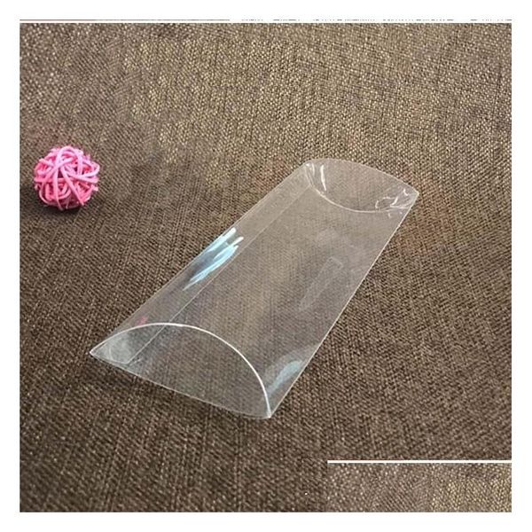 Wrap regalo 10 dimensioni 50pcs 2.8x7x19,5 cm Custini in PVC trasparente a forma di caramella in plastica trasparente per il drop di consegna del pacchetto di favore per feste hom otxj6