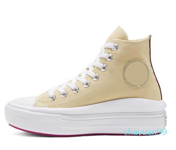 Sneaker designer Star Canvas Scarpe da uomo Donne Piattaforma Spessa Sheart Casual Eye Spring e Autumn Classic Triple Bianco Bianco comodo comodo