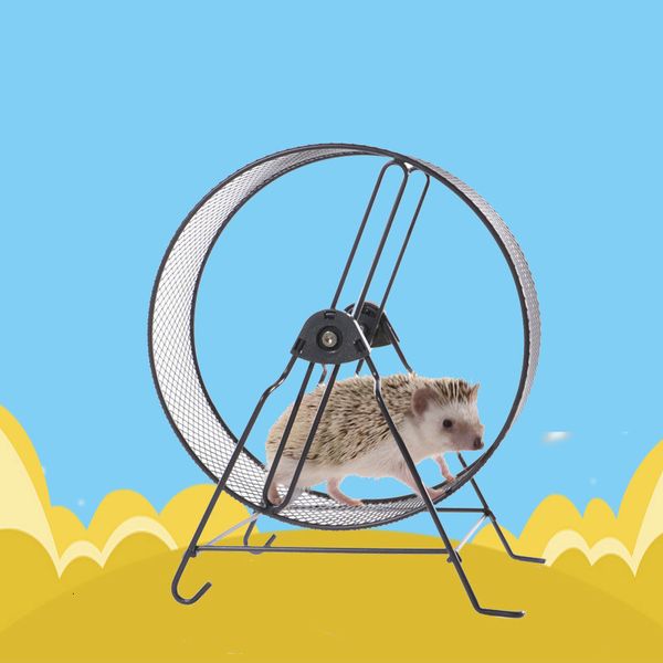 Küçük Hayvan Malzemeleri Metal Sessiz Koşu Çarkı 25cm32cm Hamster Hedgehog Squirrel ve diğer evcil hayvanlar kafeslerde kullanılabilir 230816