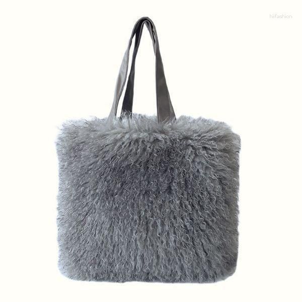 Borse da sera Herald Fashion Designer Faux Fur Borse tote per donne Shopper Shopper Shopper Shopper Shugger Fluffy PhuSh Female Top-Handle 2023 Luxury