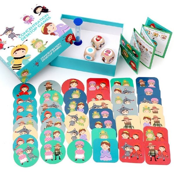 Sports Toys Logic Game Educational Kinder passen Charaktermuster Farbe Tabletop Speicherkonzentrationstraining Spielzeug 230816