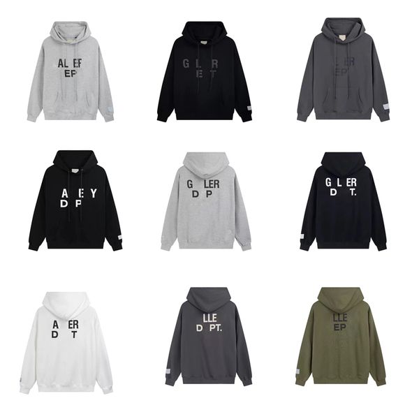 2023SS Männer Frauen Hoodie Baumwolle neue High Street Modepodium Hoodies Lose Sweatshirt Hip Hop Streetwear Kleidung Größe S-XL Schwarzweißbrief bedruckte Freizeitkleidung