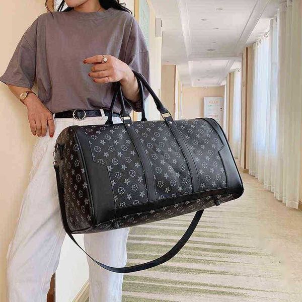 Chic hochwertiges Reisetasche Fashion Business Duffle Bags großer Kapazität Gepäckbeutel Kurzstrecke Bordfitness Single Schulter Messenger Handtasche 220712