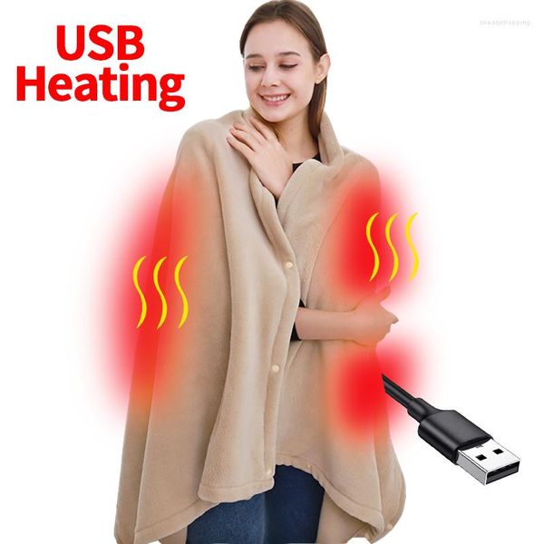 Decken elektrische Decke Cobijas Heizung Bett Körper Hand wärmer USB -Heizkissen für Periode Schmerz Cobertor Inverno Quente Bund amerikanisch