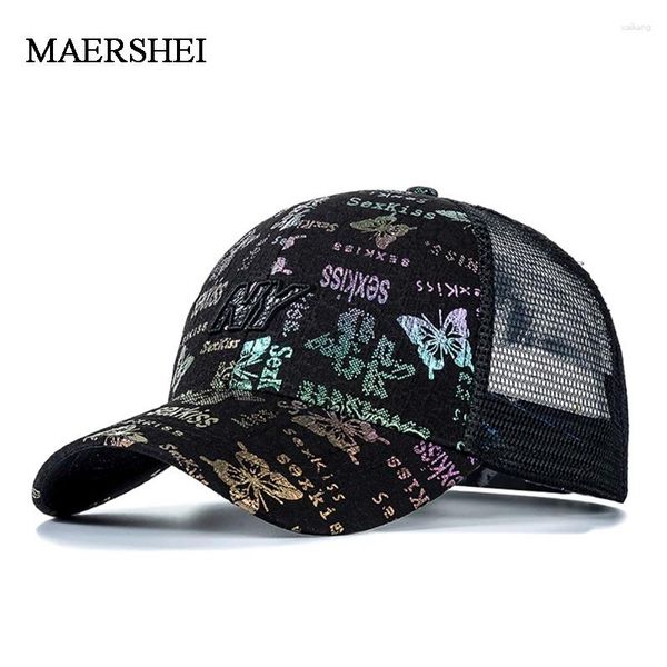 Ball Caps Women's Baseball Cap Women Snapback Summer Mesh Hat Female Fashion Hip Hop Cappellini Outdoor Visua regolabile