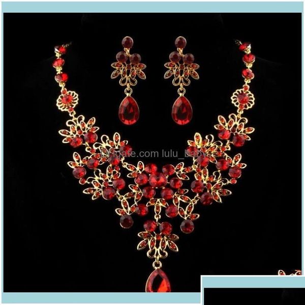 Colares pendentes pingentes jóias charme baile de noote de jóias de jóias de jóias de jóias de cristal jóias de gargantilha conjunto bijoux grow dell Dh2b8