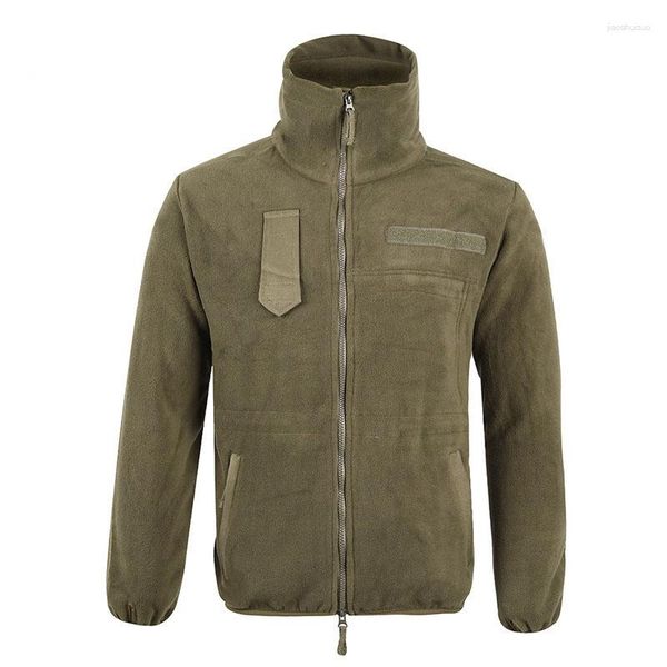 Herrenjacken Militärfan Tactical Fleece Tad Outdoor Sport winddicht warm warm voller Reißverschlüsse Kapuze mit Multi -Pocket -Männern Jacke