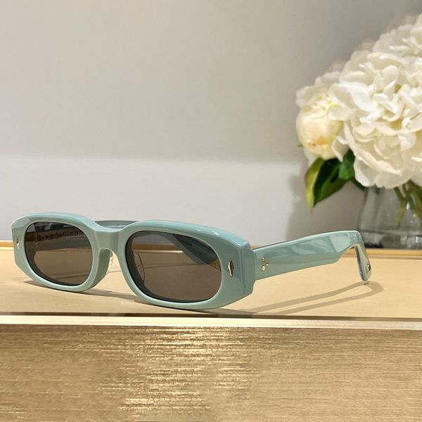 2023 Retro JMM Hulya Acetat Einfache klassische Sonnenbrille Männer Top -Qualität Modedesigner Brillen UV400 Outdoor Handgemachte Frauen Personalisierte trendige Sonnenbrillen