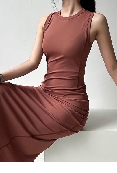 Vestidos de tamanho grande mulheres designers de roupas use todo o vestido midi feminino alinhado lw1corlw1ckes fenda esbelta corredores